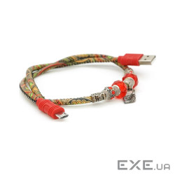 Кабель iKAKU POTALA series for micro, Red, довжина 0.5м, 2.4A, BOX (YT-iK/ PT-MR) (YT- (YT-iK/PT-MR)