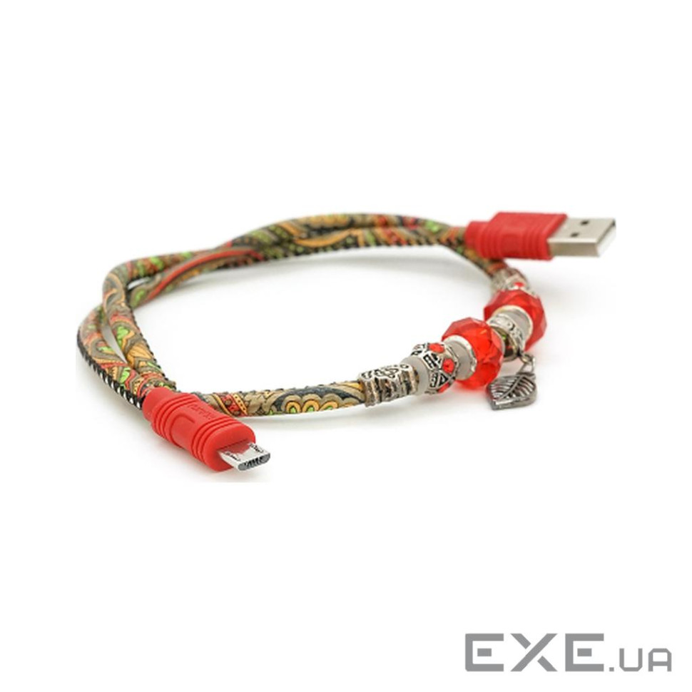 Кабель iKAKU POTALA series for micro, Red, довжина 0.5м, 2.4A, BOX (YT-iK/ PT-MR) (YT- (YT-iK/PT-MR)