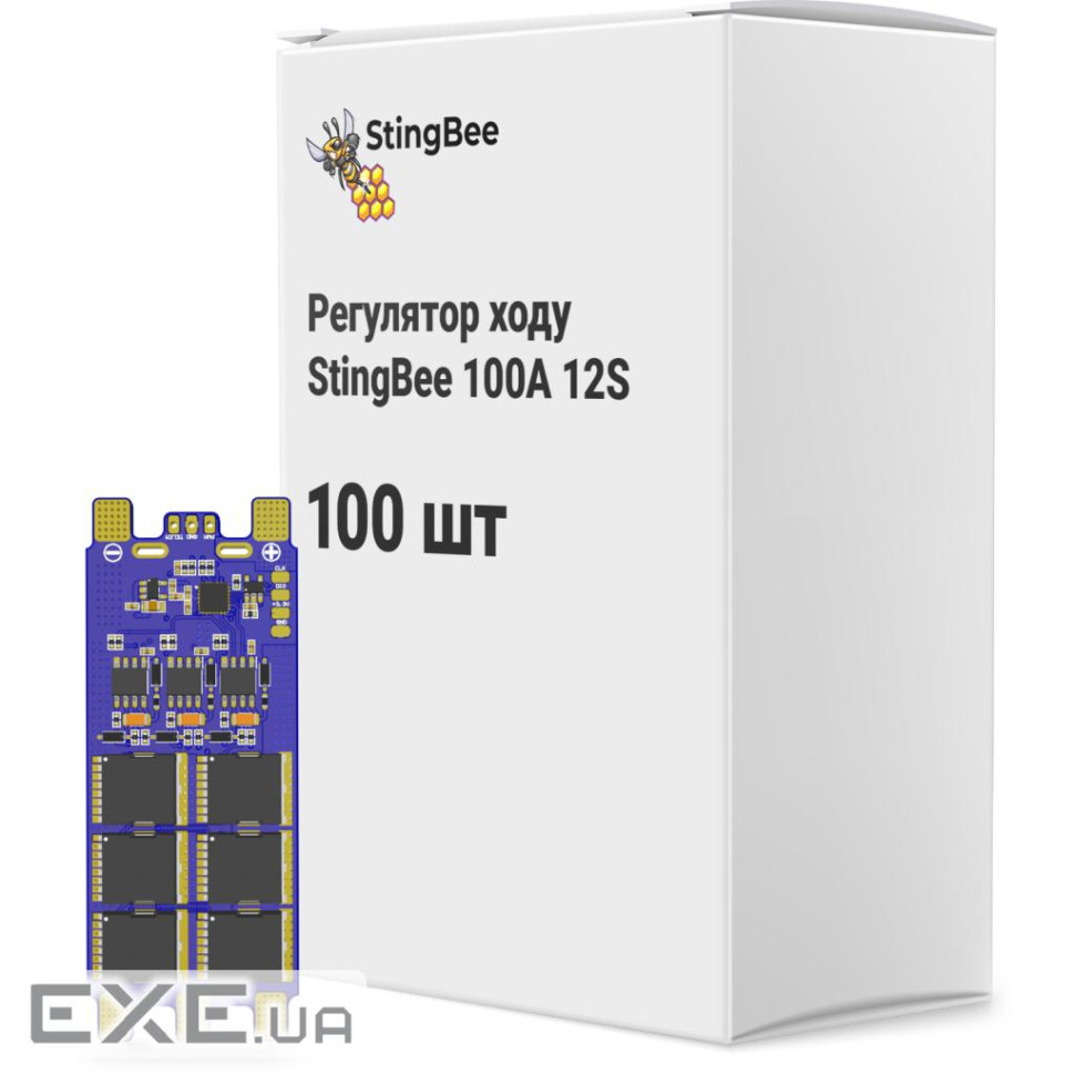 Регулятор ходу (ESC) StingBee 100A 12S упаковка 100 шт. (100A 12S BOX100)