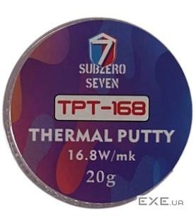 Термопрокладка рідка Subzero Seven TPT-168, 16.8 Вт/мК, 20 г, зі шпателем (S-TPT-168-20S)