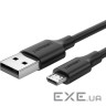 Дата кабель USB 2.0 AM to Micro 5P 1.5m US289 (Black) Ugreen (60137)