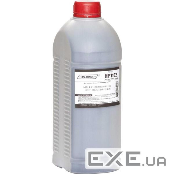Тонер HP LJ P1102/M1132/M1212, 1000г Black IPM (TB119-01-2)