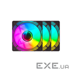 Комплект вентиляторів GAMEMAX KF300R 3-Pack (KF300R BK)
