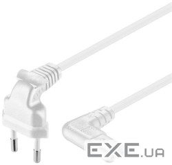 Кабель живлення пристроїв Goobay IEC(EuroPlug)-(C7)Euro8 M/M 3.0m,90вниз/90в сторону (75.09.7356-1)