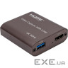 Пристрій відеозахоплення POWERPLANT HDVC5 HDMI USB2.0 4K/60Hz (CA914166)
