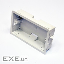 Підрозетник внутрішній 2G в гіпсокартон, глиб. 35 мм, MK (QFB2) , MK (QFB2)
