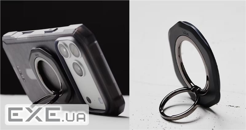 Магнітне кільце-тримач UAG Magnetic Ring Stand LT, Black (964452114040)