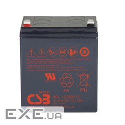 Акумуляторна батарея CSB 12V 5.8AH (HRL1225WF2) AGM