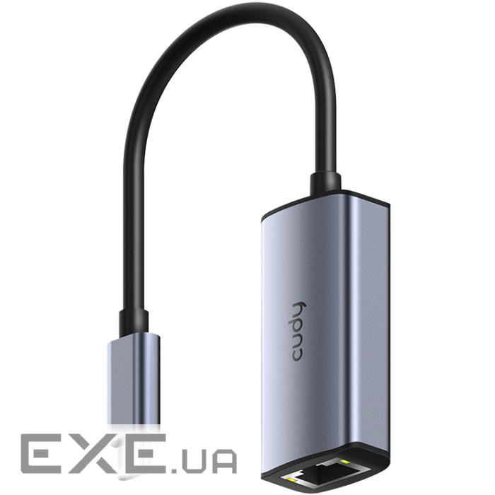 Перехідник USB 3.0 Type-C --> Ethernet RJ45 2500 Mb Cudy (UE25C)