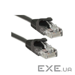 Патч корд PowerPlant cat.5e, UTP, 2 м, черный (CA911561)