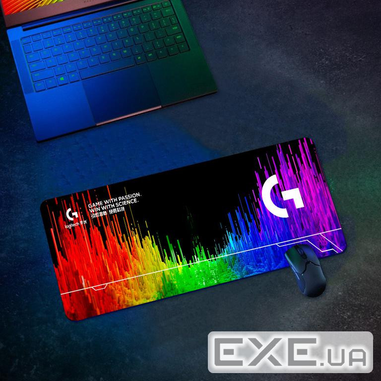 Коврик 300*600 тканинний LogiTech LT-12, толщина 2 мм, Пакет