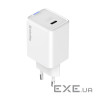 Зарядний пристрій ColorWay GaN Mini 45W PD Port PPS USB-C white (CW-CHS057PD-WT)