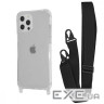 Чохол WAVE Clear Case with Strap iPhone 12 Pro Max black (57008 black)