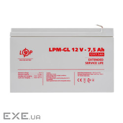 Аккумулятор гелевый LPM-GL 12V - 7.5 Ah (42054)