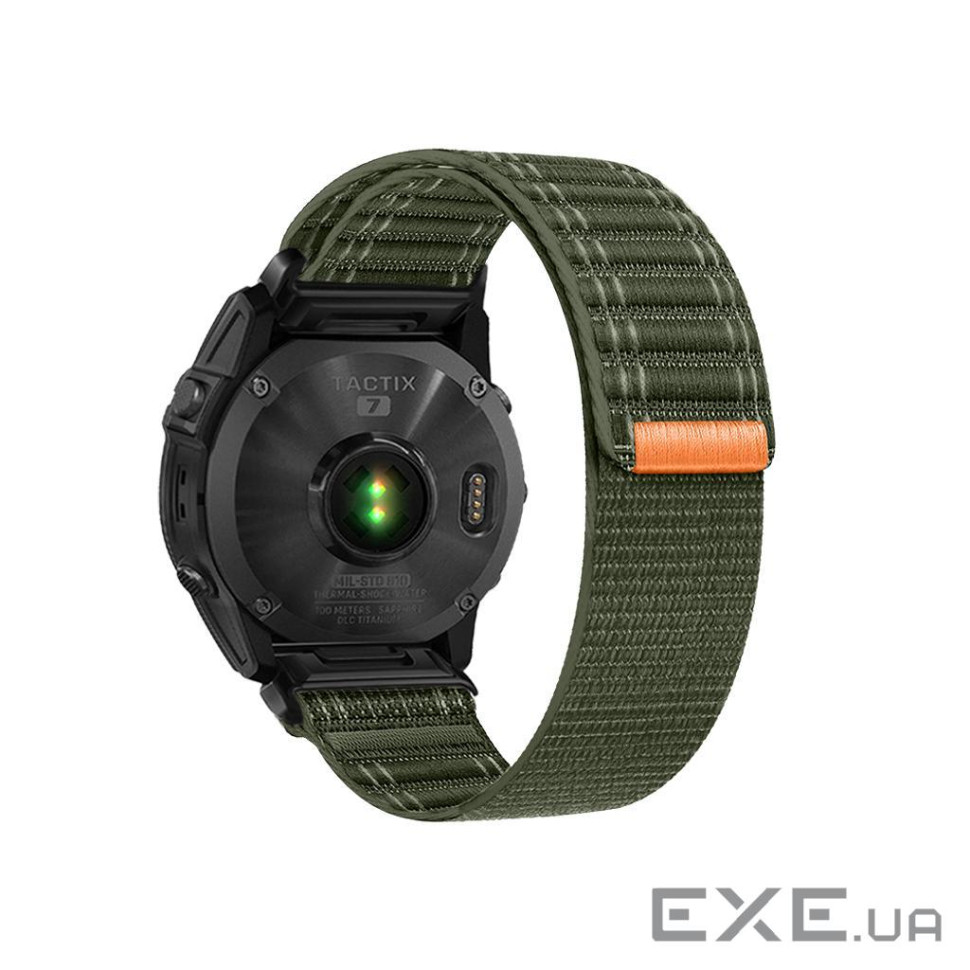 Ремінець до смарт-годинника Armorstandart Sprint для Garmin 22 mm Green (ARM85674)