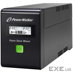 Лінійно-інтерактивне ДБЖ PowerWalker VI 600 SW (10120061)