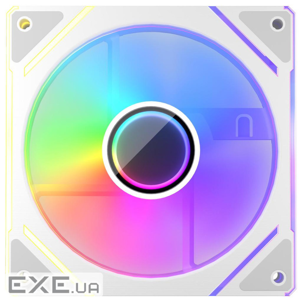 Вентилятор 1stPlayer FC7 White (FC7-WH-1IN1), 120x120x25 мм, 3-pin + 4-pin