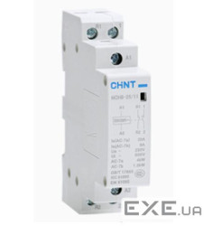 Контактор CHNT NCH8-25/11 220V,25А, 5kW, 1NC+1NO, на DIN-рейку, 85*65,5*18мм (NCH8-25 / 11 220V)
