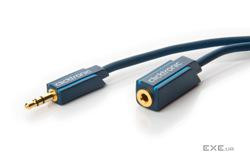 Кабель Click Tronic аудіо-подовжувач Jack 3.5mm 3pin M/F 1.5m,Casual D=3.9mm (75.07.0486-1)