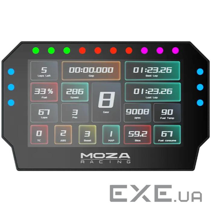 Дисплей гоночний MOZA CM2 Racing Dash, USB, 5", HD, RGB, чорний (RS072)