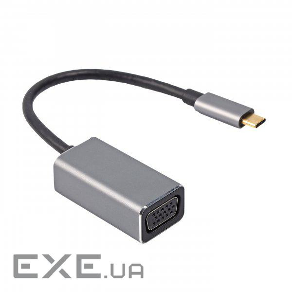 Перехідник USB-C to VGA Viewcon (TE388)