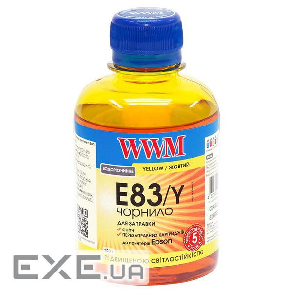 Чорнило WWM EPSON StPhoto R270/290 Yellow /NEW (E83/Y)