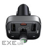 FM-трансмітер BASEUS T-typed S-09 Pro Bluetooth MP3 Car Charger Black (C10762200113-00)