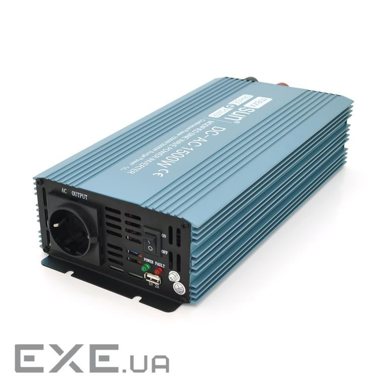Автомобільний інвертор Mexxsun MXS-1500, 24V/220V, 1500W (MXS-1500-24M)