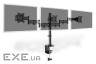 Кріплення DIGITUS Triple Monitor Clamp, 15-27" (DA-90362)