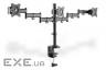 Кріплення DIGITUS Triple Monitor Clamp, 15-27" (DA-90362)