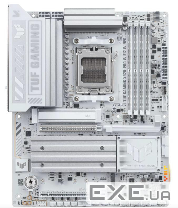 Материнcька плата ASUS TUF GAMING X870-PRO WIFI7 W NEO sAM5 X870 4xDDR5 M.2 HDMI USB Type-C Wi-Fi BT