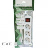 Мережевий подовжувач Defender S318 1.8 m 3 роз switch white (99233)