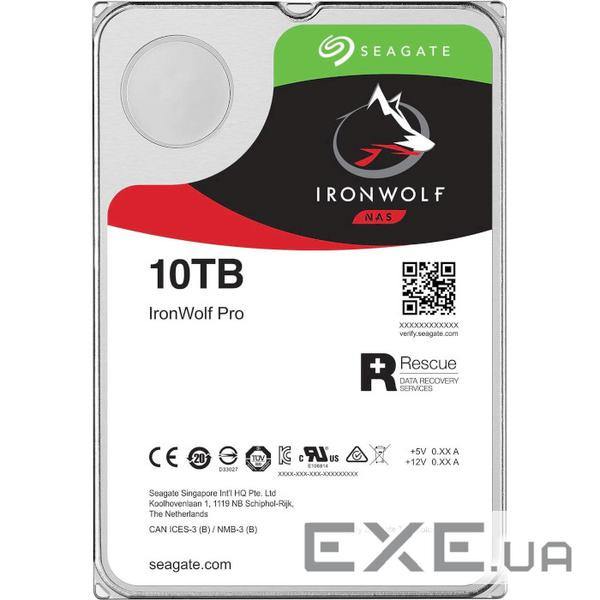 Жорсткий диск 3.5" 10TB Seagate (ST10000NT001)