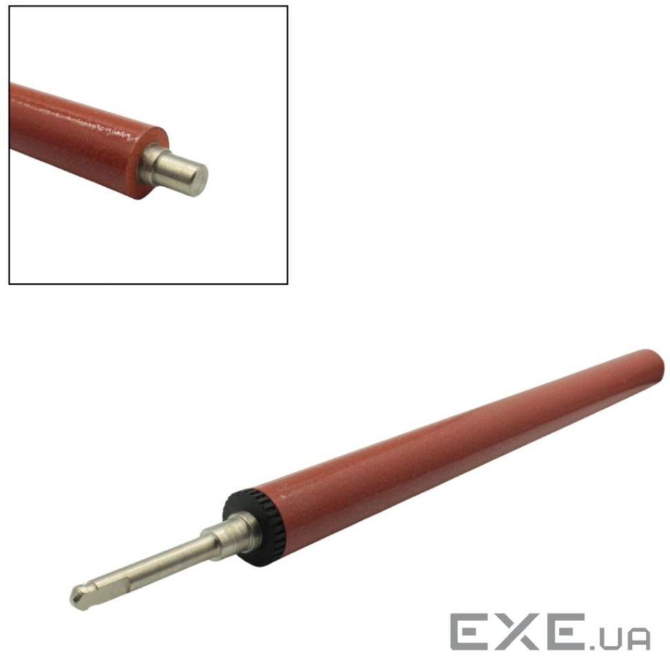 Вал гумовий HP LJ1010/M1005/Canon LBP2900/RM1-0660/RC1-2135/RC1-2136, red Welldo (RM1-0660RSR-WD)