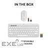 Комплект бездротової LOGITECH Pebble 2 Combo Tonal White (920-012240)