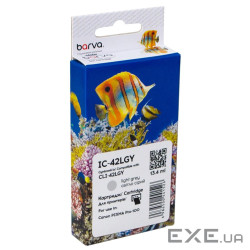 Картридж Barva Canon CLI-42LGY (6391B001) 900sh, light gray (IC-42LGY)