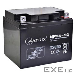 Акумулятор для ДБЖ Matrix 12V 36Ah (NP36-12)