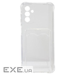 Накладка силіконова для смартфона Samsung A13 5G/A04s, with pocket, Transparent Samsung A13 5G/A04s, with pocket, Transp
