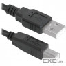 Кабель для принтера USB 2.0 AM/BM 1.8m Defender (83763)