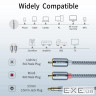Кабель мультимедійний 3.5mm M to 2xRCA M 2.0m Essager (EYPZJ-MYA0H)