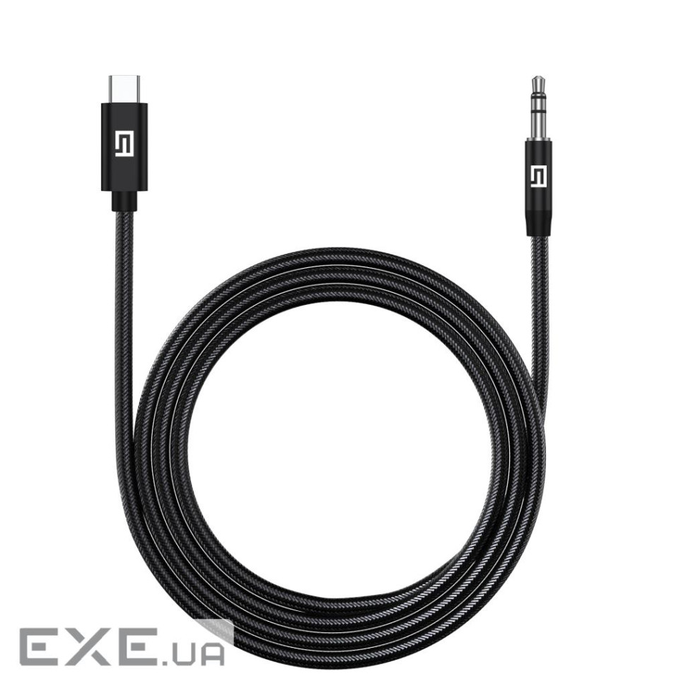 Кабель мультимедійний USB-C to 3.5mm M 1.0m black Armorstandart (ARM76888)