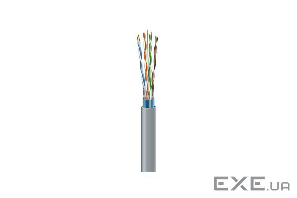 Кабель cat.5e F/UTP, 4х2х24 AWG (305м) сірий ZZKM 7091000 ZZKM 7091000