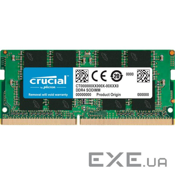 Модуль пам'яті CRUCIAL SO-DIMM DDR4 2666MHz 16GB (CT16G4SFRA266)