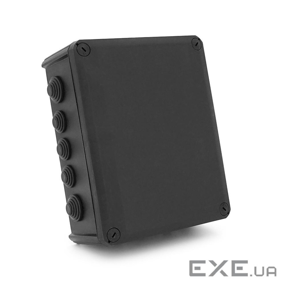 Коробка розподільна герметична / зовнішня 240х190х95мм, IP66 пластик, (РР) 10 гермовводів, (NX1148)