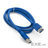 Дата кабель USB 3.0 AM/AF 1.5m 28 AWG, Super Speed Extradigital (KBU1632)