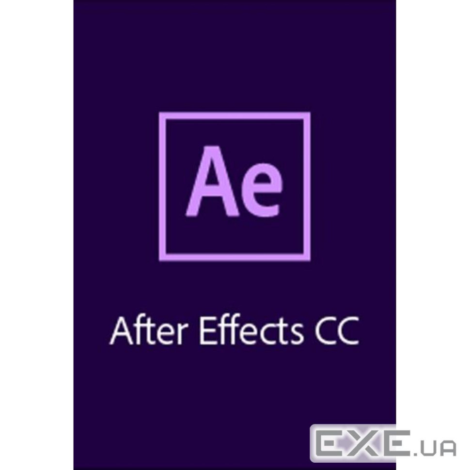 ПЗ для мультимедіа Adobe After Effects CC teams Multiple/Multi Lang Lic Subs New 1 (65297727BA01A12)