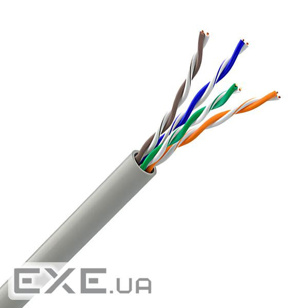 Кабель UTP Molex Cat.5е, PVC, 4 пари, (пометрово), колір сірий (CAA-00184 пометрово) )