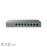 Grandstream GWN7711P, layer 2 Lite Cloud Managed Switch, 8x GbE RJ45, 4x PoE/PoE+ or +24VDC output m
