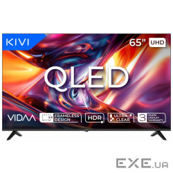 Телевізор 65", QLED, UHD, VIDAA KIVI 65U9000HB