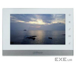 7'' 2-провідний IP монітор Dahua DH-VTH1550CHW-2-S1